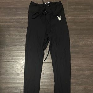 Playboy ribbed legging